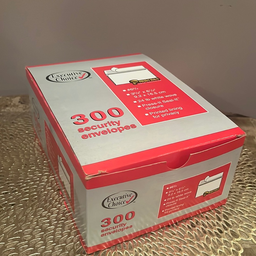 Executive Choice Security Peel & Seal Envelopes